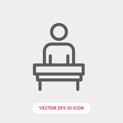 stand icon vector