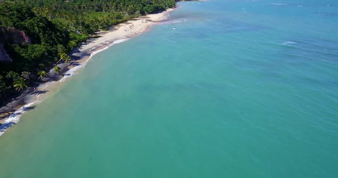 bahia brasil caraiva rio mar drone praia do espelho