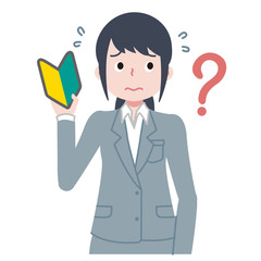 スーツ　女性　初心者　未経験　疑問