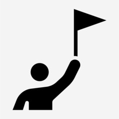 Glyph pioneer pixel perfect vector icon