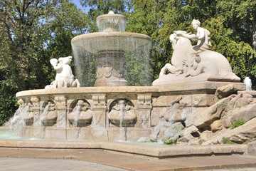 Fototapeta premium Monachium, Wittelsbacher Brunnen