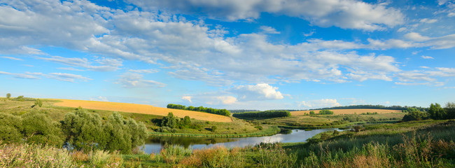 Summer country landscape