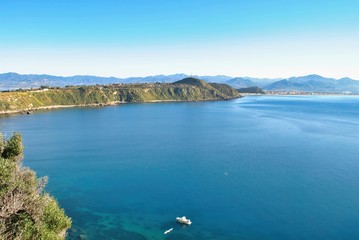 Panorama della costa Siciliana