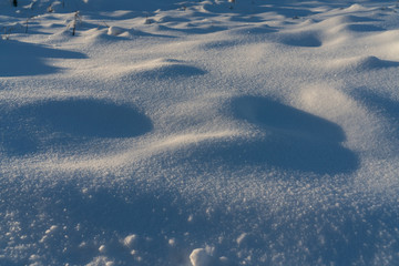 the surface of the snow texture background