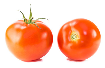 Tomato isolate on a white background. Tomato isolated on white background. With clipping path. Full depth of field.