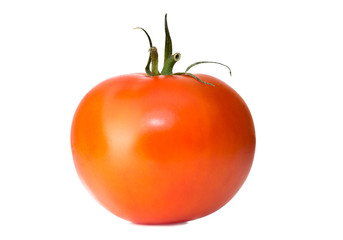 Tomato isolate on a white background. Tomato isolated on white background. With clipping path. Full depth of field.