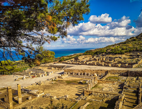 the ancient Kamiros in the south Rhodes