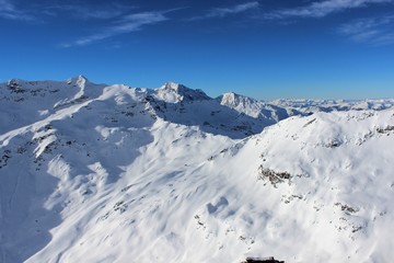 Fototapeta na wymiar ski de randonnée en Valgrisenche