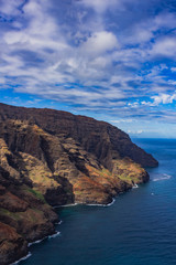 Fototapeta na wymiar Napali Küste in Kauai Hawaii