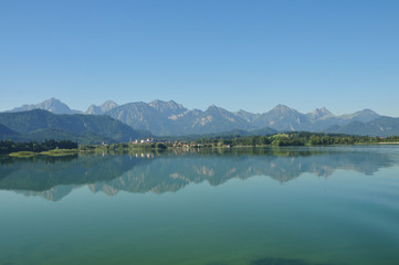 Fototapeta na wymiar a view over Lake Forggen