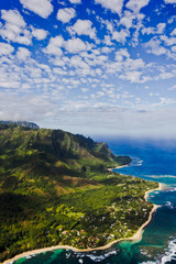Fototapeta na wymiar Napali Küste in Kauai Hawaii
