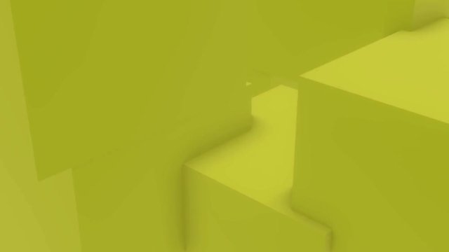abstract green background with cubes