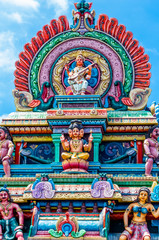  façade de temple Tamoul 