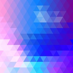 Bright triangular background. Template for presemaket for advertising. blue-violet.