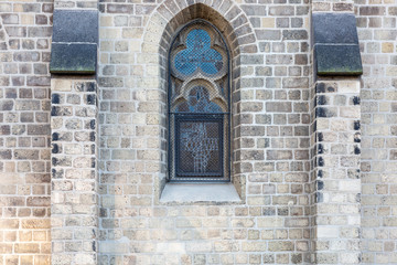 Window on old church