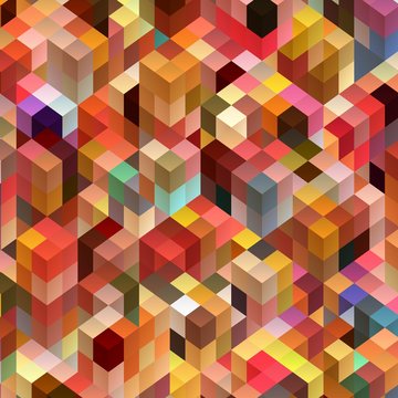multicolor background. polygonal style. vector image, abstract cube background