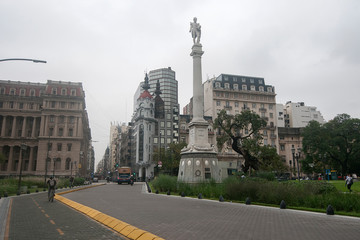Fototapeta na wymiar Plaza Lavalle, Buenos Aires, Argentina 