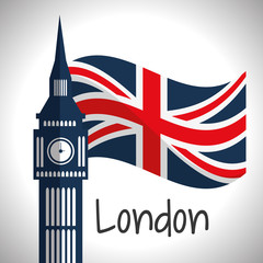 Fototapeta na wymiar London landmarks design 