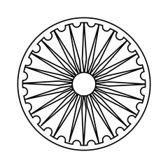 Ashoka Chakra symbol