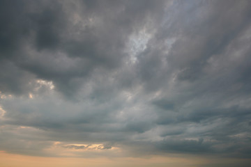 Storm cloud & rainy weather background