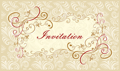 Abstract vintage pattern with decorative flowers, leaves and Paisley pattern in Oriental style.