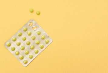 Pills in a bubble pack