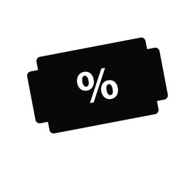 discounts icon on white background