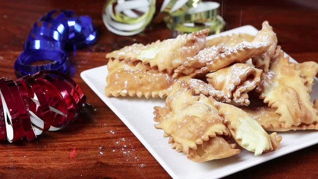 Chiacchiere di Carnevale, tradizionale dolce Italiano