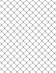 chainlink fence on white 27x35cm 300dpi