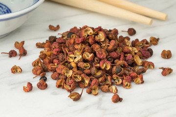Sichuan pepper peppercorns