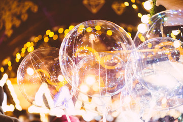 Fototapeta premium Christmas Fair in European City