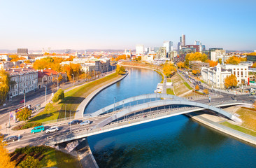 Aerial view of Vilnius, Lithuania
