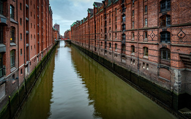Naklejka premium Hamburg Speicherstadt