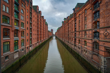 Naklejka premium Hamburg Speicherstadt