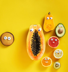 funny fruits and vegetables