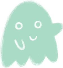 cute little ghost cartoon