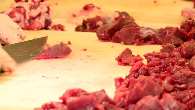 Cook, beef, meat, farm, minced, stuffing, sliced, butchers, clean, hammer, ferm, production, pork, machine, knife,