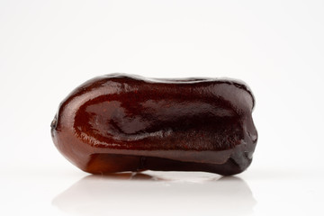 ripe date on white background	