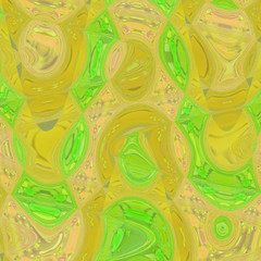 green and yellow blured pattern with arrows and waves elements