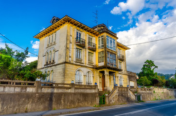 Old yellow house