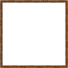 frame on white background