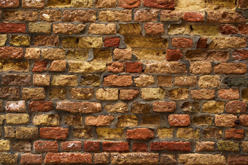 Old brick wall. Background texture.