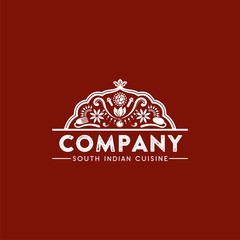 Indian food logo design