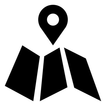 Roadmap Pin Vector Icon