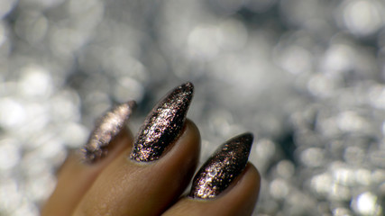 Silver Nails Wallpaper