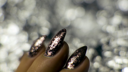 Silver Nails Wallpaper