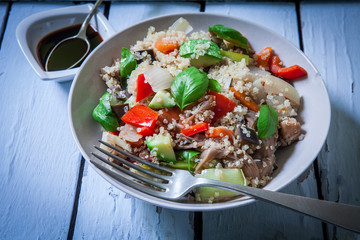 quinoa with vegetables