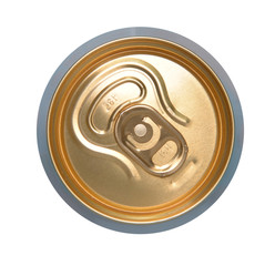 The closed can of beer.