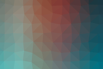 Fototapeta premium Abstract Low-Poly Triangular Modern Geometric Background. Colorful Polygonal Mosaic Pattern Template. Repeating Routine With Triangles. Origami Style With Gradient. Futuristic Design Backdrop