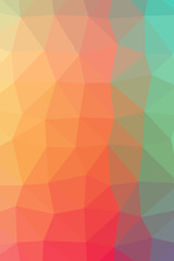 Obraz premium Abstract Low-Poly Triangular Modern Geometric Background. Colorful Polygonal Mosaic Pattern Template. Repeating Routine With Triangles. Origami Style With Gradient. Futuristic Design Backdrop